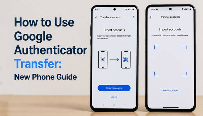 how to use google authenticator transfer