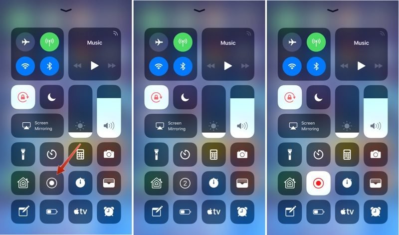 how to screen record on iphone