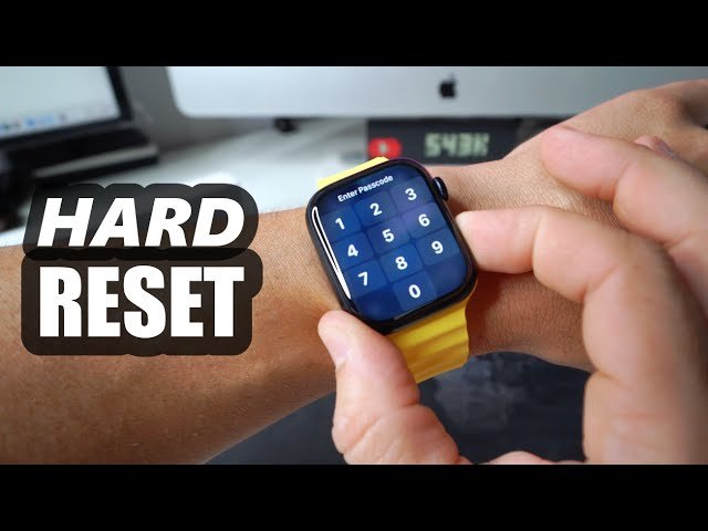 how to reset apple watch